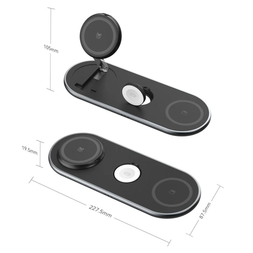 3 in 1 Wireless Charger for Apple iPhone, AirPods, & Apple Watch