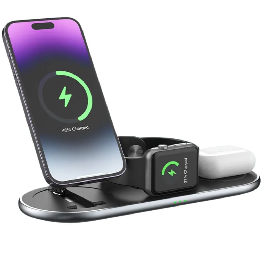 3 in 1 Wireless Charger for Apple iPhone, AirPods, & Apple Watch