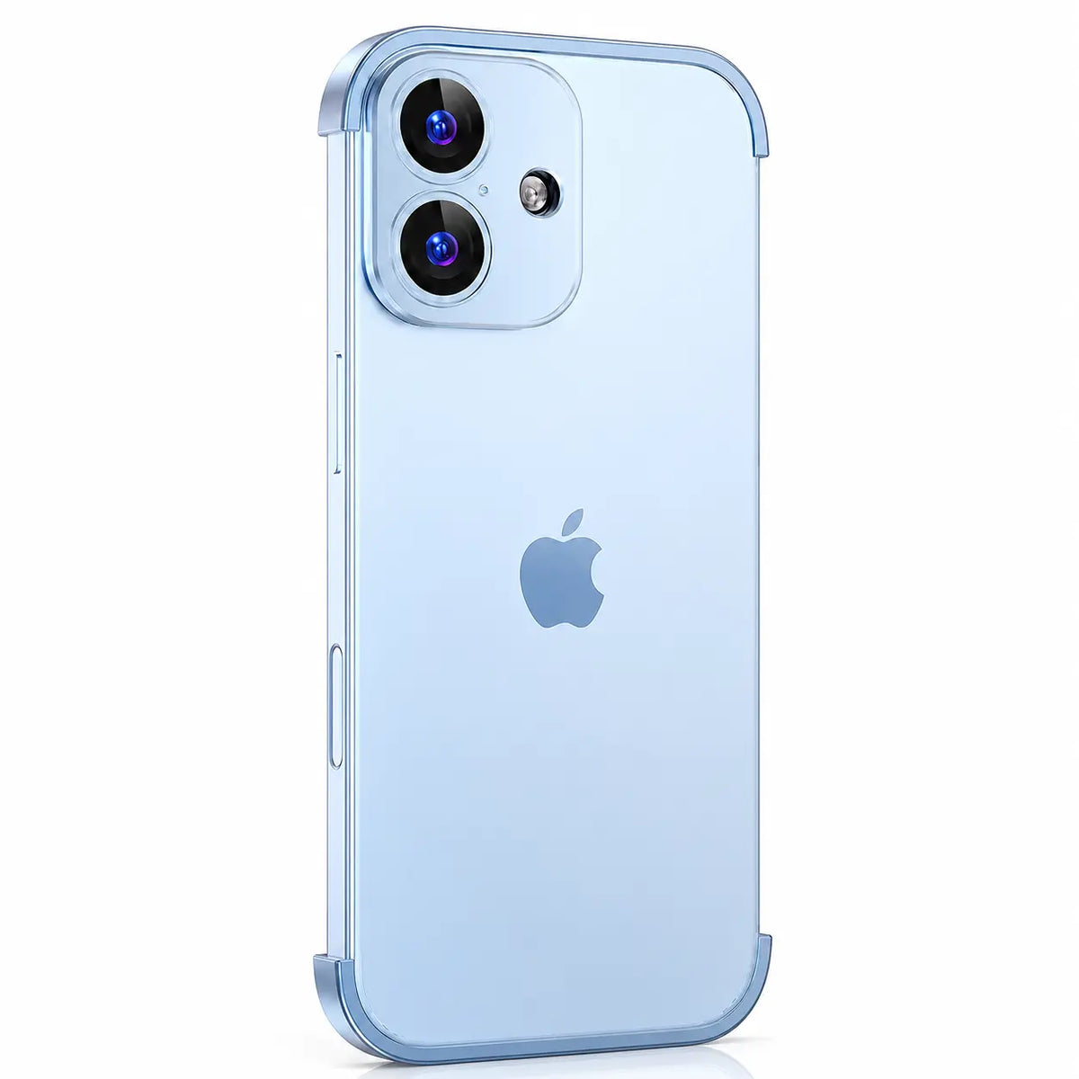 Minimal open-back metal phone bumper #color_Glacier