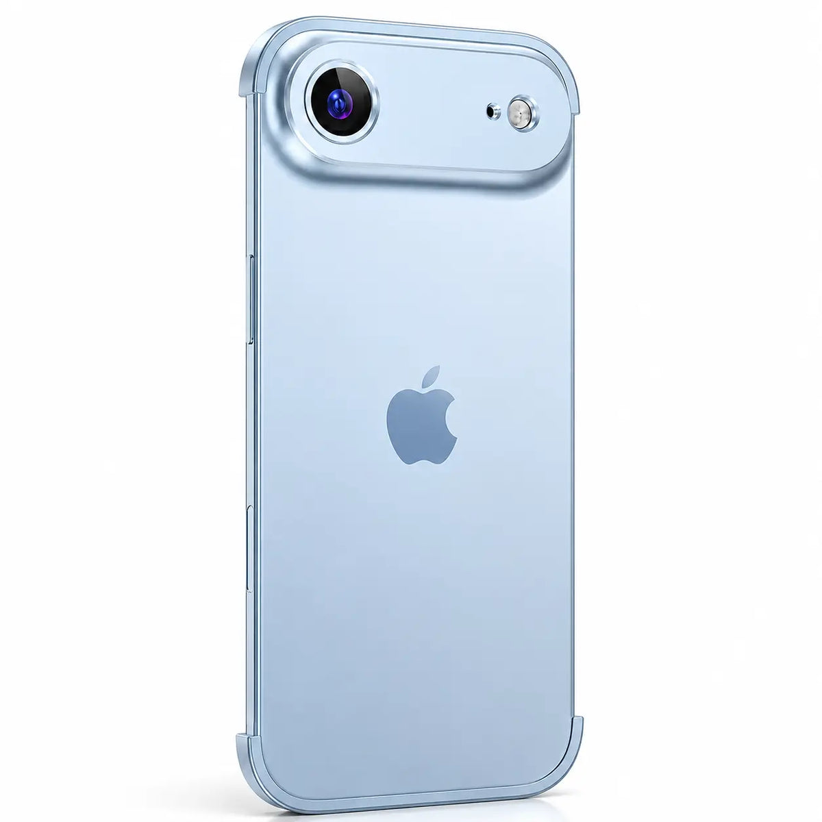 Minimal open-back metal phone bumper #color_Glacier