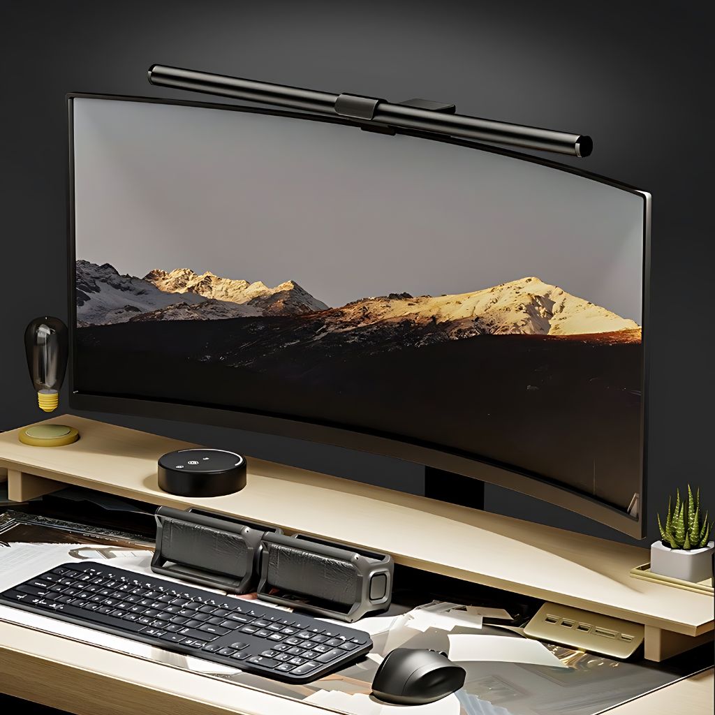 LED Monitor Light Bar for Desk with Anti-Glare and USB Power